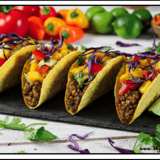 Taco night will never be the same after you try these Lentil Mushroom Tacos w/ Mango Salsa. They are sweet, savory and down right delicious!