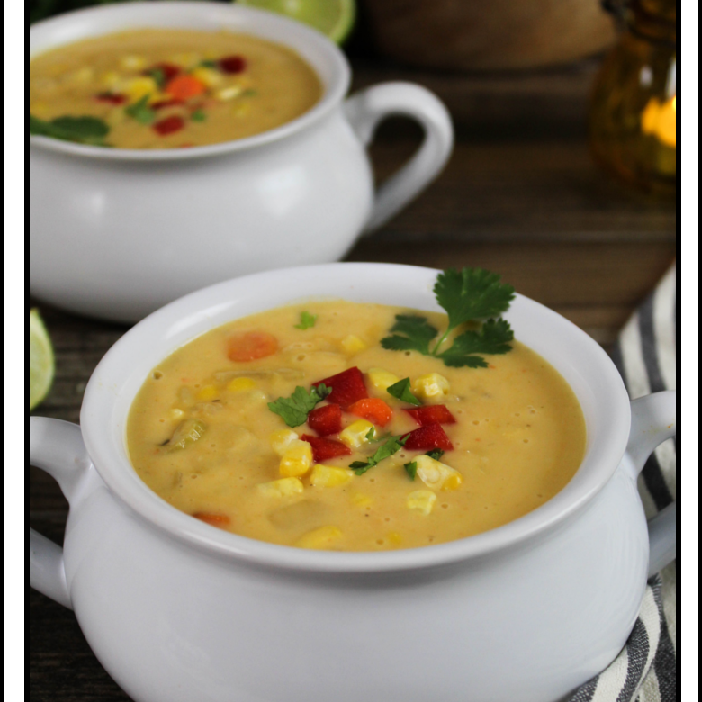 Potato Corn Chowder (Gluten-Free) - Vegan Huggs