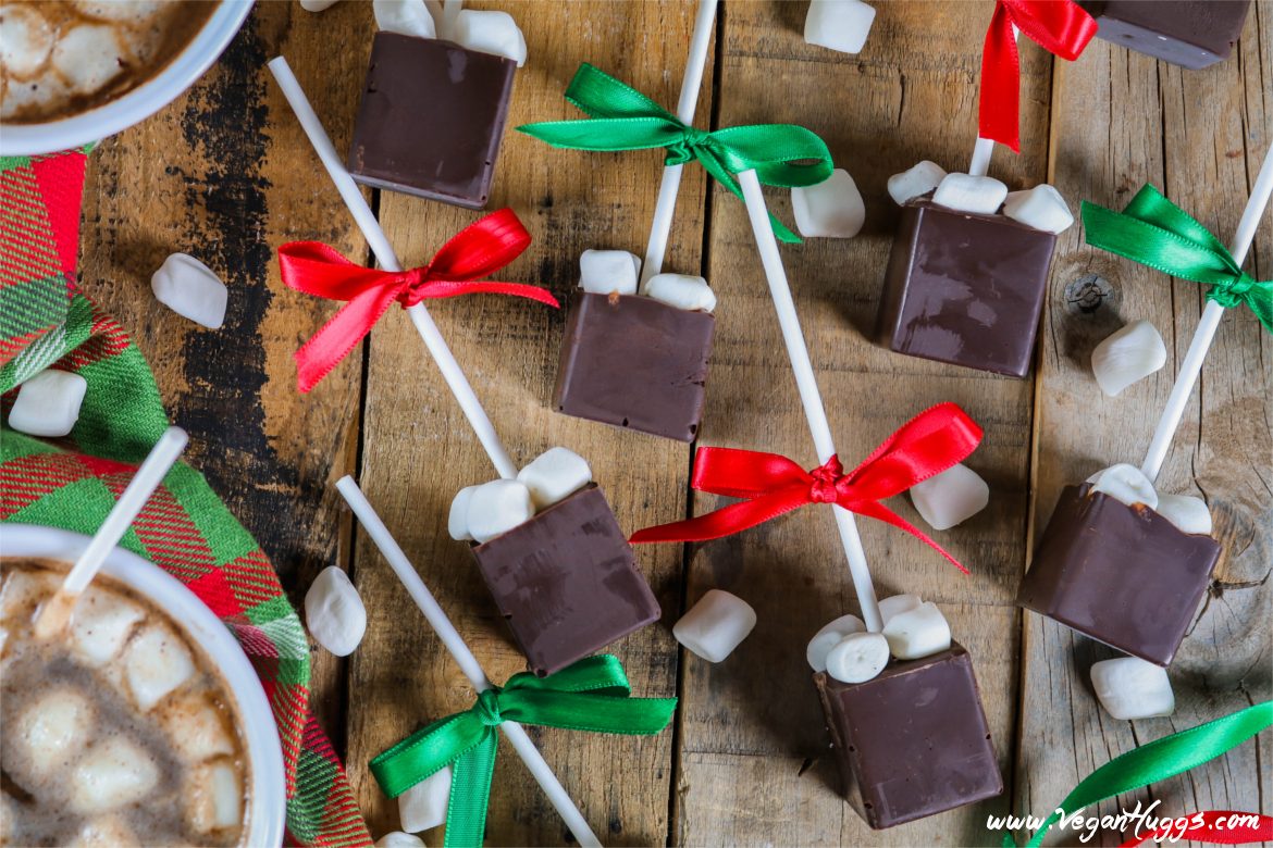 Hot Chocolate on a Stick DIY Gift Vegan Huggs