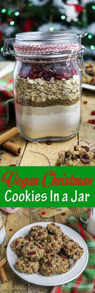 Need an easy, last minute, but thoughtful gift? Look no further, because these Cranberry-Oatmeal Chocolate Chip Cookies in a Jar are fun, festive, thoughtful and are so simple to make.