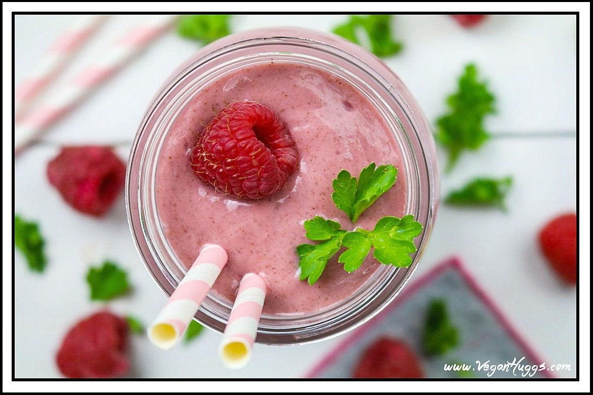 Banana Berry Smoothie Vegan Huggs