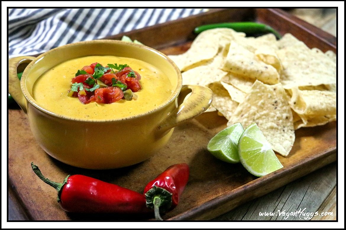 Spicy Vegan Nacho Cheese (GlutenFree) Vegan Huggs