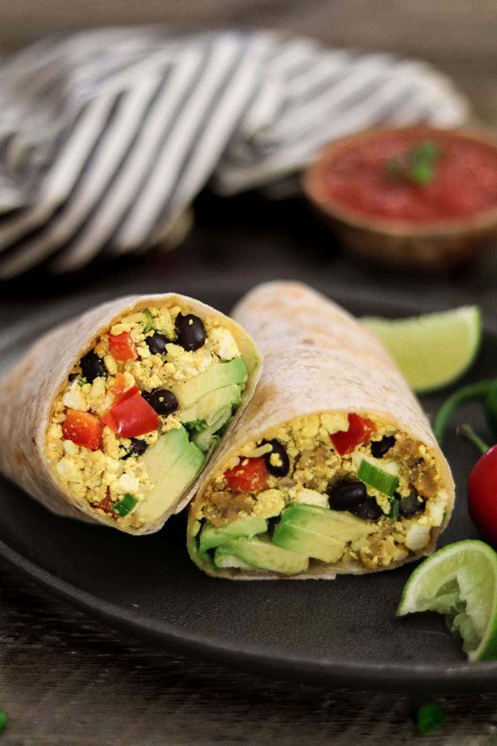 Do your morning meals need a makeover? This Vegan Breakfast Burrito from The Blossom Cookbook will help start your day off right. It's hearty, savory, protein-packed and oh-so delicious! 