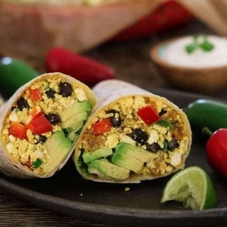 Do your morning meals need a makeover? This Vegan Breakfast Burrito from The Blossom Cookbook will help start your day off right. It's hearty, savory, protein-packed and oh-so delicious!