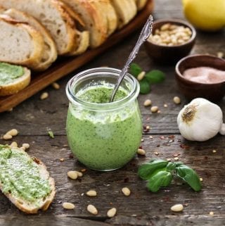 Are you up to your ears in garden zucchini yet? How about a fresh-tasting Zucchini Pesto to help you get through it? It's quick, easy, oil-free, vegan and delicious!