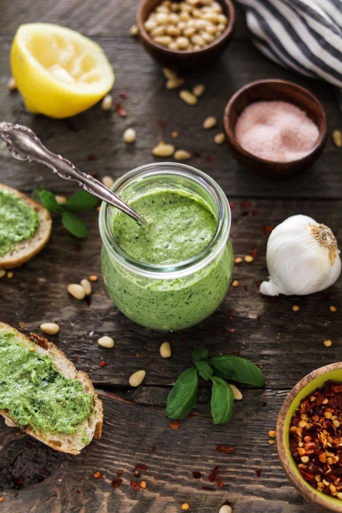 Are you up to your ears in garden zucchini yet? How about a fresh-tasting Zucchini Pesto to help you get through it? It's quick, easy, oil-free, vegan and delicious! 
