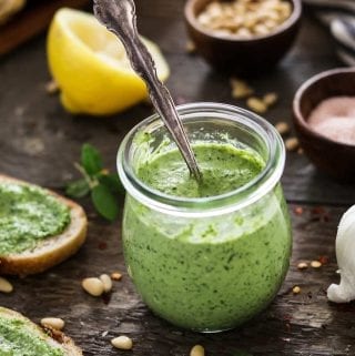 Summer Zucchini Pesto (Oil-Free) - Vegan Huggs