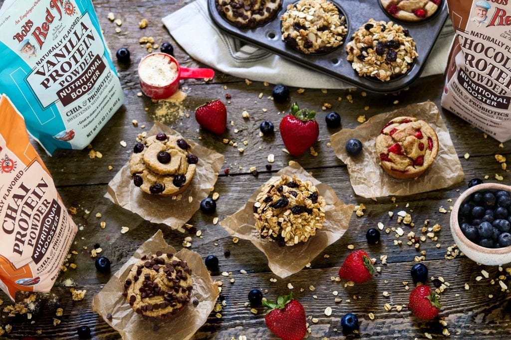 Easy Vegan Protein Muffins (GF + OilFree) Vegan Huggs