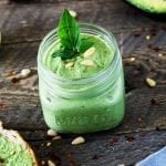 This Oil-Free Avocado Pesto is super creamy, cheesy, zesty and totally healthy for you. It takes less than 15 minutes to make and calls for 9 simple ingredients.