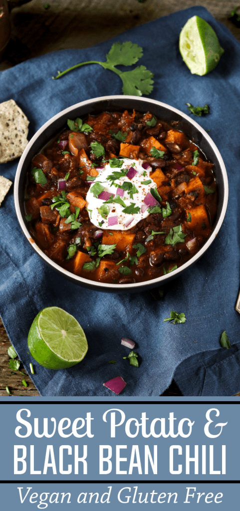 This Sweet Potato Black Bean Chili has the perfect balance of smoky heat and subtly sweet flavor.