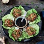 These Vegan Lettuce Wraps are light, healthy, and packed with rich umami flavor. You can put them together with ease in 25 minutes or less.  