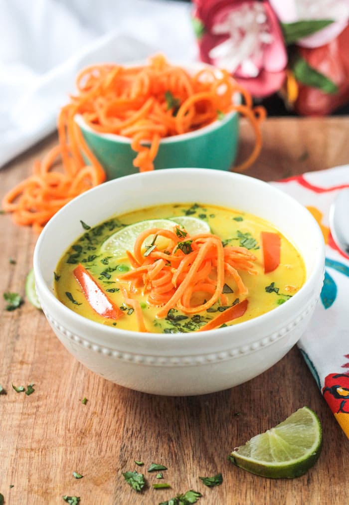 Easy Vegan Dinner Recipes - Coconut Curry Soup