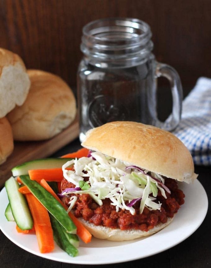 Lentil Sloppy Joes - Easy Vegan Dinner Recipes