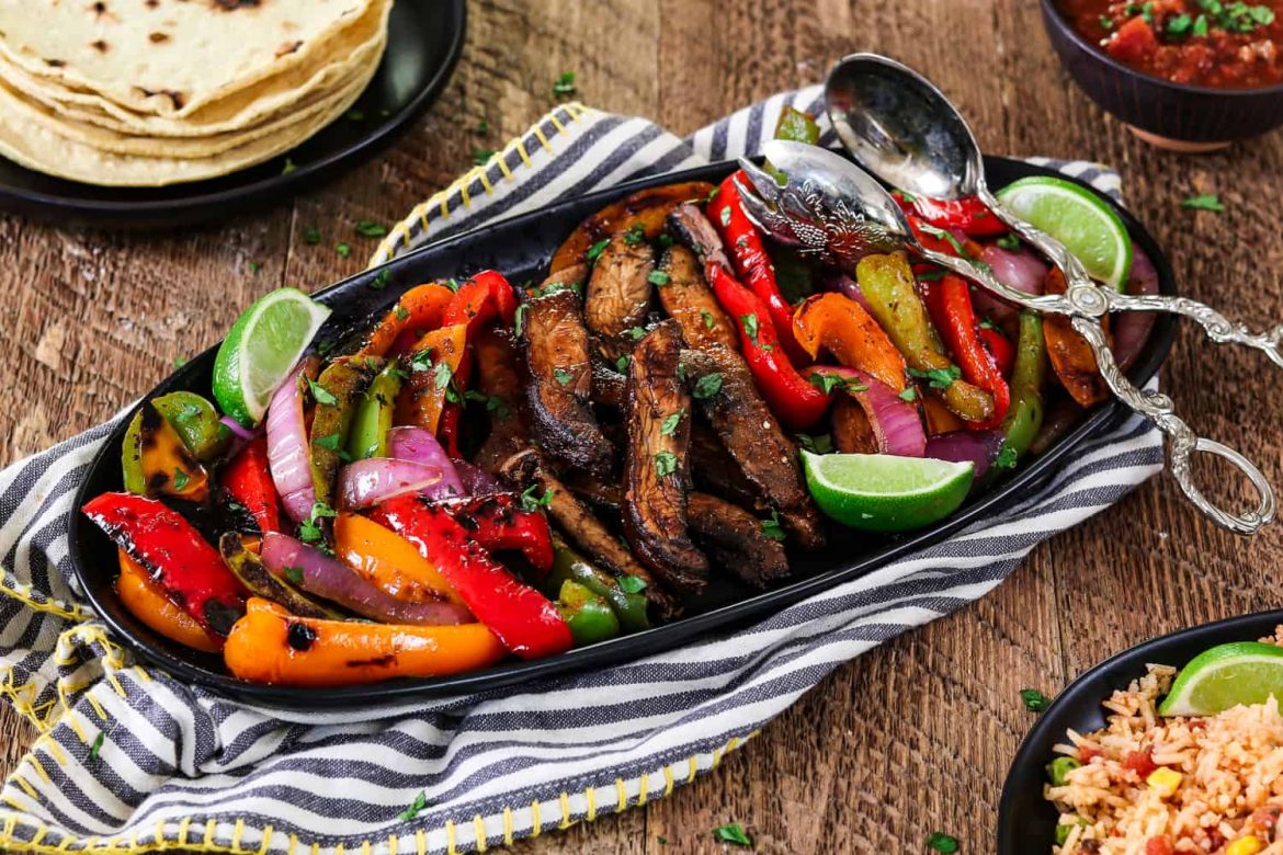 Portobello Vegan Fajitas Vegan Huggs