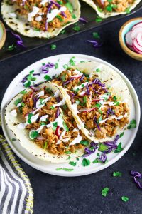 Easy Vegan Jackfruit Tacos - A Weeknight Favorite! - Vegan Huggs