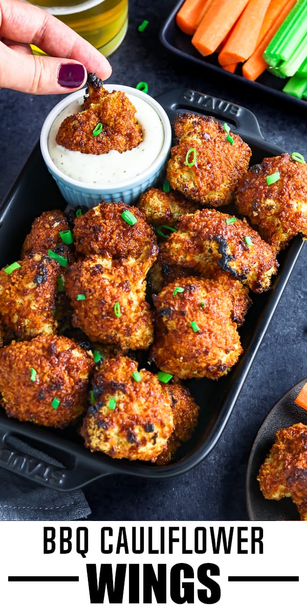 BBQ Cauliflower Wings - Finger Lickin' Good! - Vegan Huggs