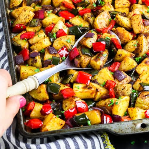 Roasted Breakfast Potatoes (GlutenFree) Vegan Huggs