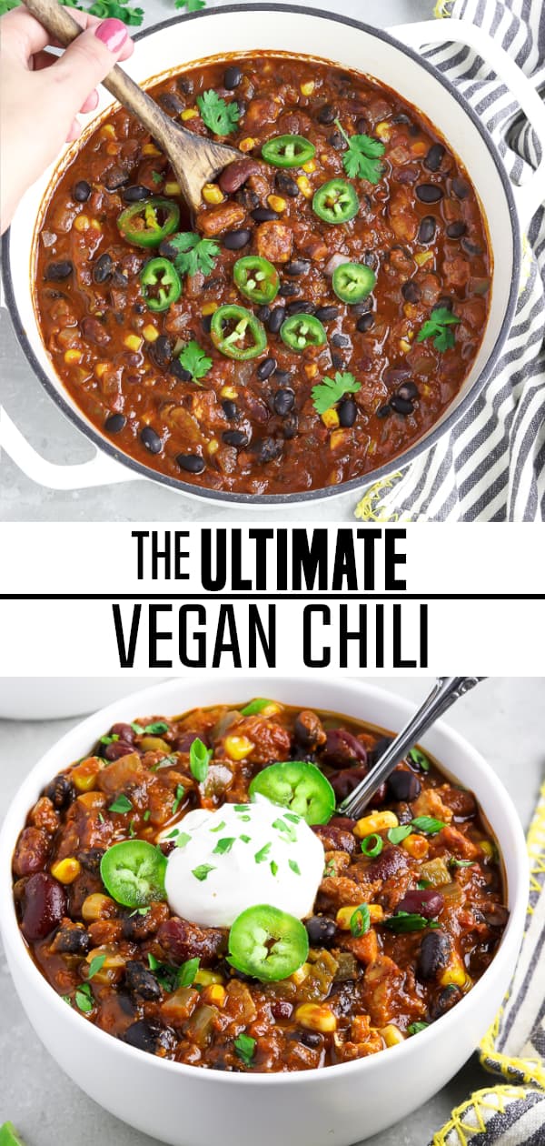 Ultimate Vegan Chili - Vegan Huggs
