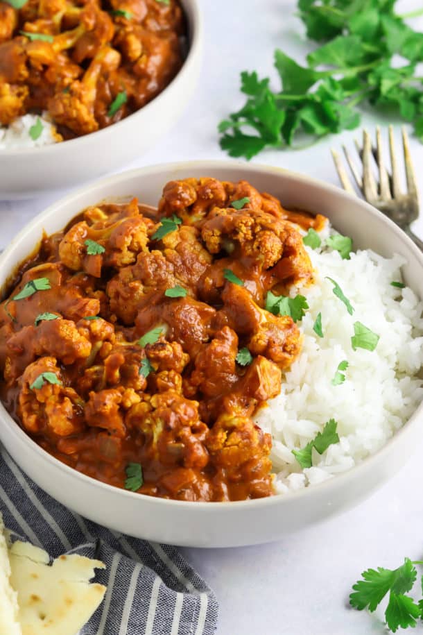 Cauliflower Tikka Masala - Vegan Huggs