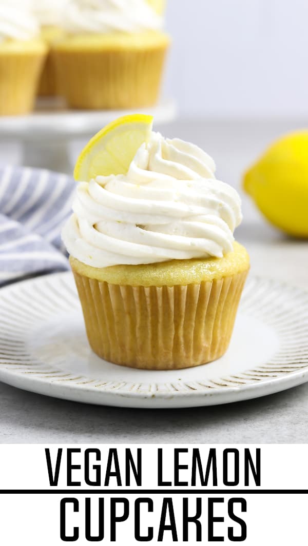 Vegan Lemon Cupcakes - Vegan Huggs