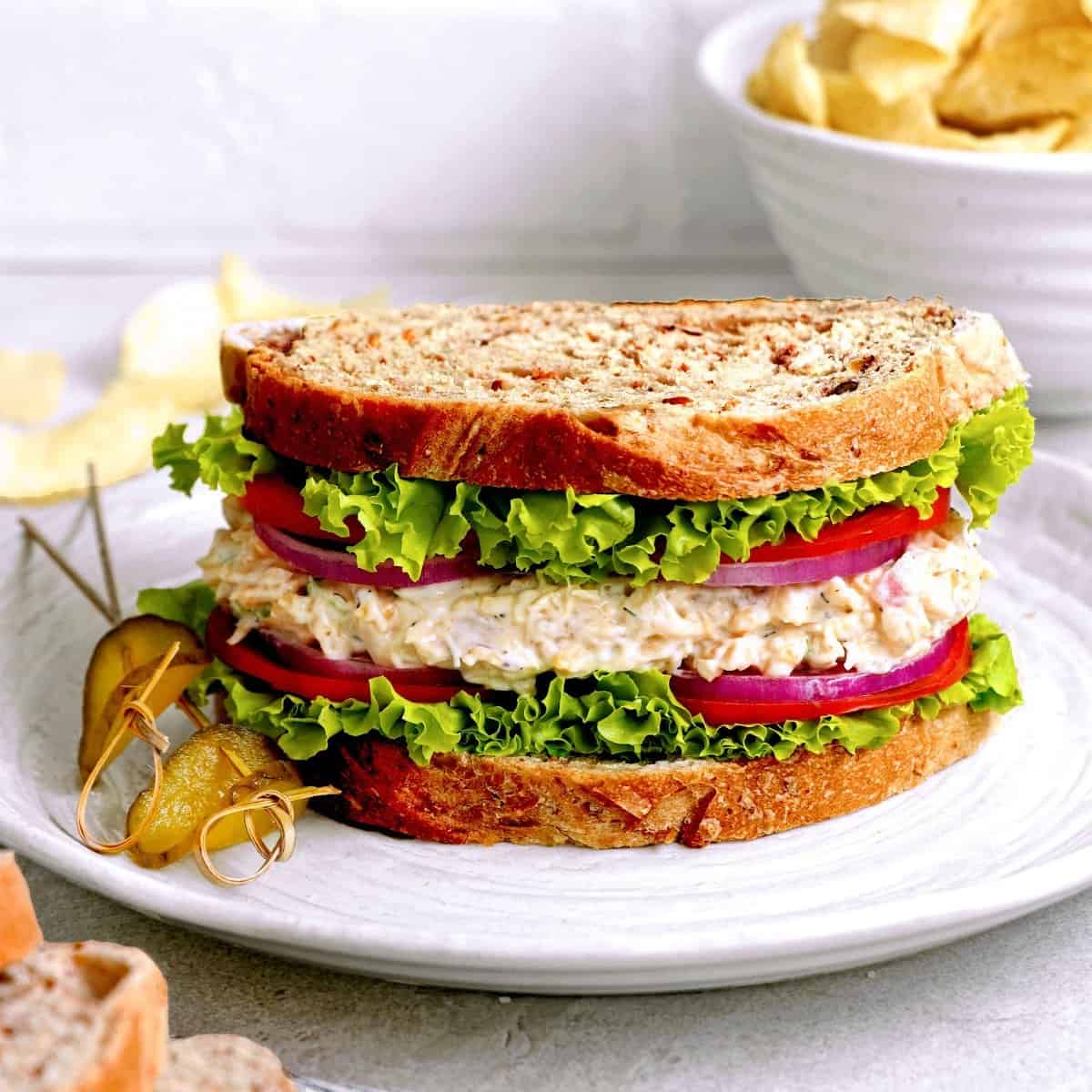 Vegan Tuna Sandwich | by Vegan Huggs