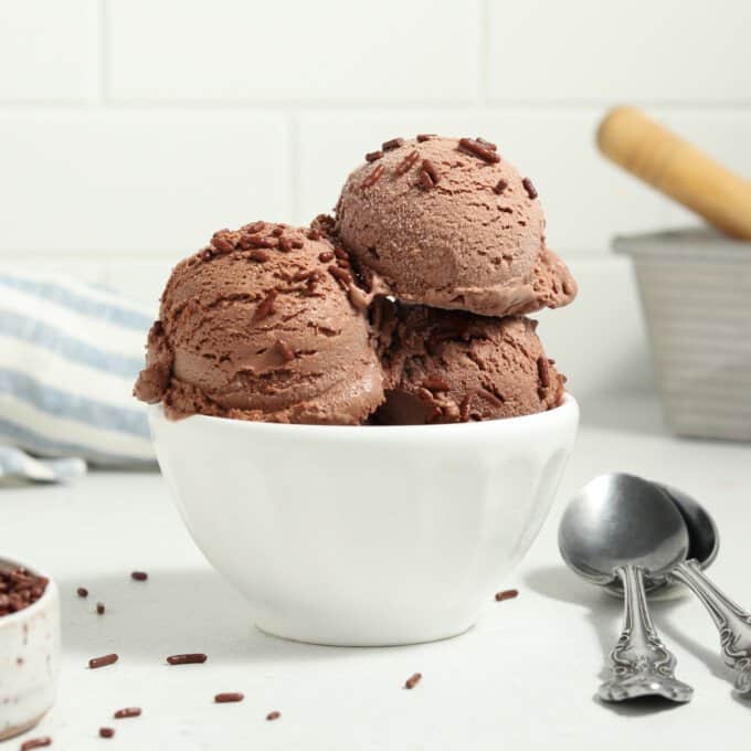 Vegan Chocolate Ice Cream - Vegan Huggs