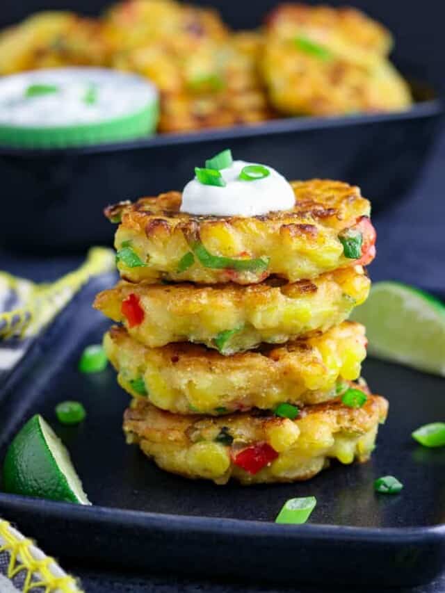 PlantBased Corn Fritters Vegan Huggs