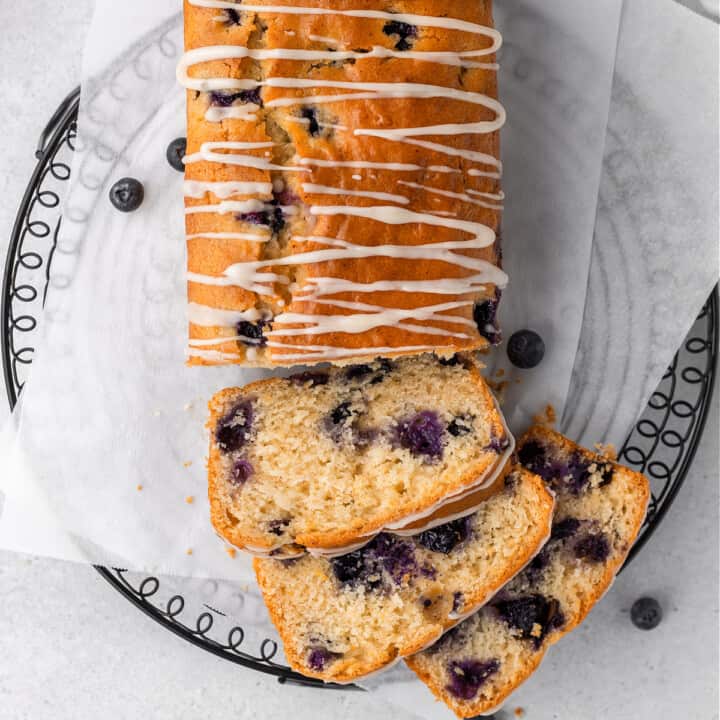 Lemon Blueberry Bread Vegan Huggs