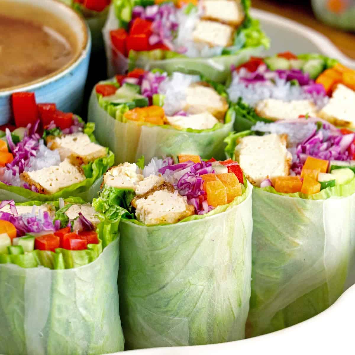 Vegan Vietnamese Spring Rolls (Gỏi Cuốn) - Full of Plants