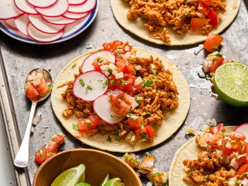 Shredded Tofu Tacos - Vegan Huggs